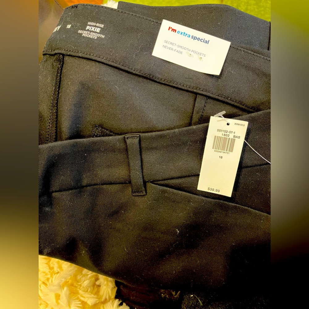 High rise pixie pants